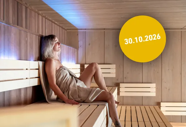 Paar in der Sauna
